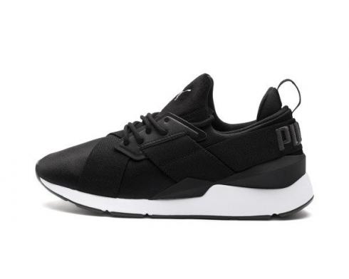 Puma Buty Damskie Muse Satin Black Womens Running Shoes 368427-02