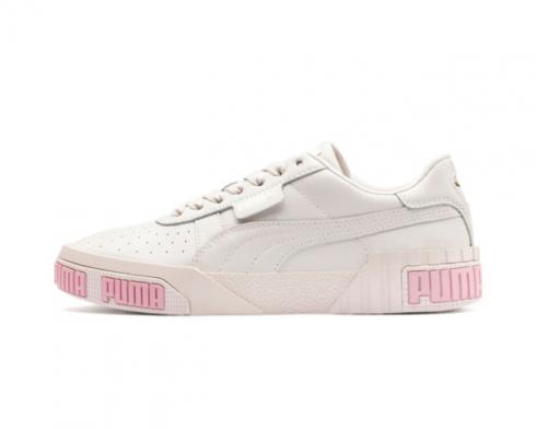 Puma Cali Bold Pastel Beige Weiß Damen Freizeitschuha 370811-02