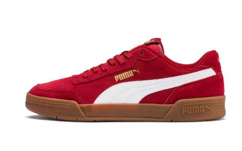 Puma Caracal SD Rot Weiß Unisex Freizeitschuhe 370304-02