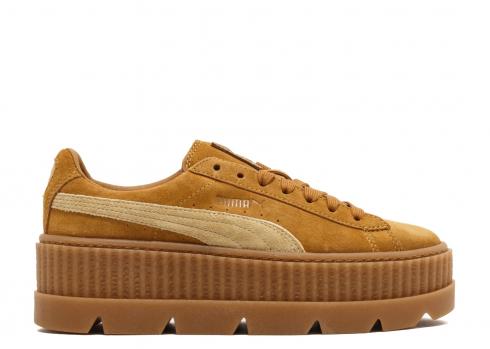 Puma Cleated Creeper Suede Wn S Lark Marrón dorado 366268-02