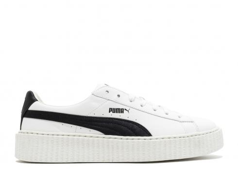 Puma Creeper หนังสีขาว Pwhite Pblack 364640-01