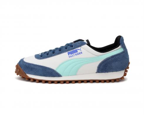 Puma Fast Rider Blue White Grey Unisex Running Shoes 371602-03