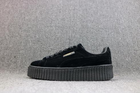 Puma Fenty X Mujeres Velvet Creeper Negro Zapatos para mujer 364466-01