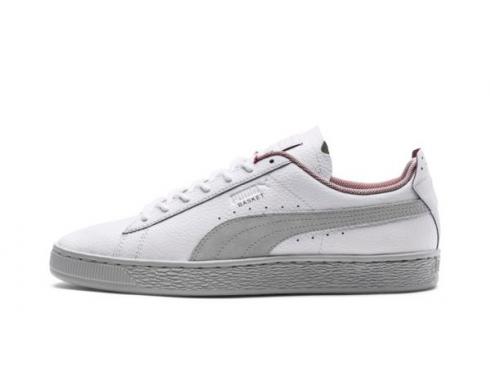 scarpe casual da uomo Puma Ferrari Basket bianco ghiacciaio grigio 306214-02