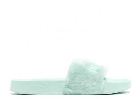 Puma Fur Slide Wns Fenty Silver Bay 365772-01