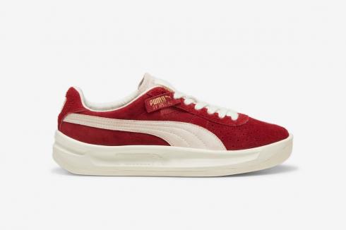 Puma Gv Special Suede 398508-02 Frosted Ivory Intense Red