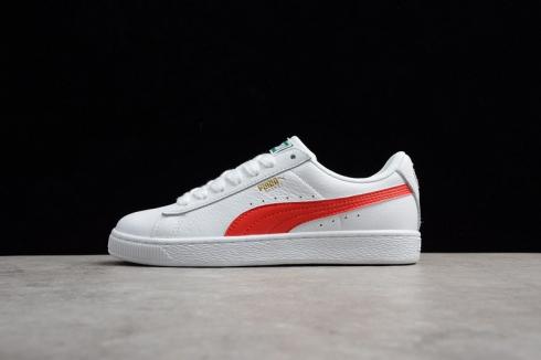 在線Puma Heritage Basket 經典運動鞋白色紅色 354367-24