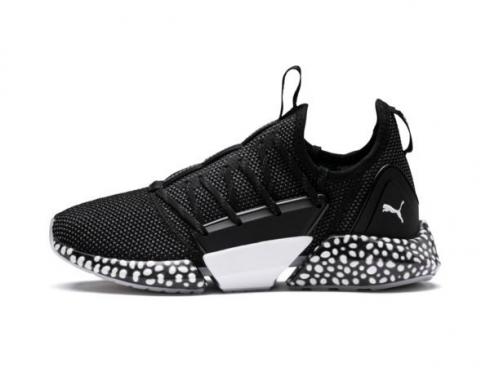 Puma Hybrid Rocket Runner Black White Womens Trainers Shoes 191626-01