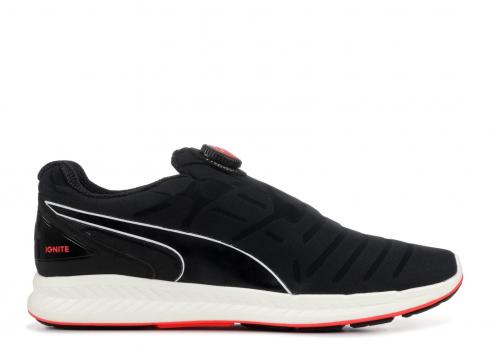 Puma Ignite Disc White Blast Black Red 188616-04