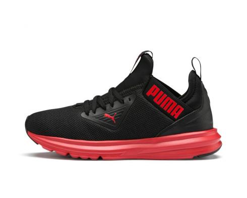 Puma Kids Enzo Beta Sneaker Negro Alto Riesgo Rojo Zapatos 192924-01