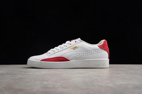 Puma Match Lo Basic Spo Blanc Rouge Chaussures Femme 357542-01