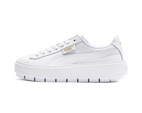 Dámské neformální boty Puma Platform Trace Reinvent White 369925-01