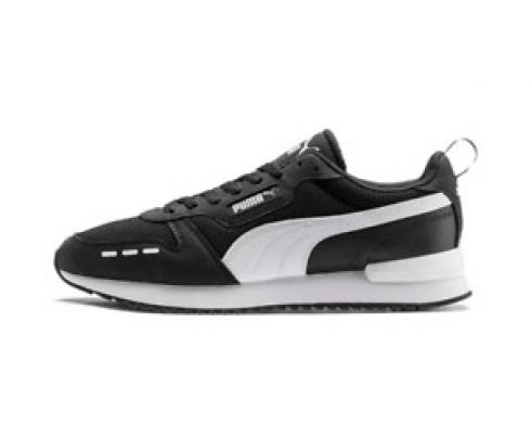 Puma R78 Mens Trainers Black White Casual Shoes 373117-01