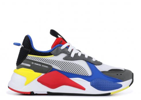 Puma Rs-x Toys Jr Xanh lam Cao cấp Trắng Rủi ro Đỏ 369628-02