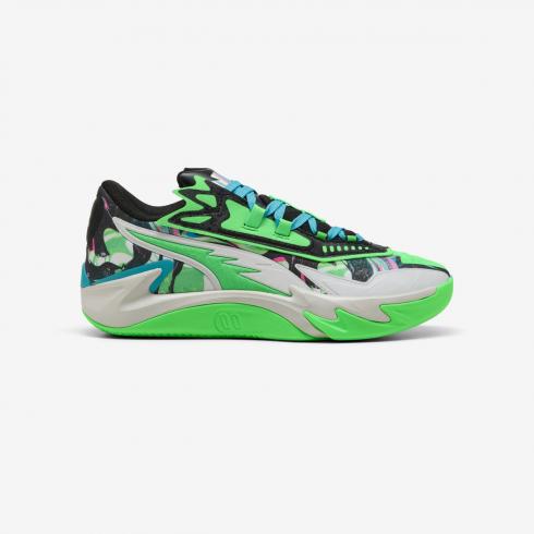 Puma Scoot Zeros Ii Nba 2k 311349-01 Gray Bright Aqua Feather