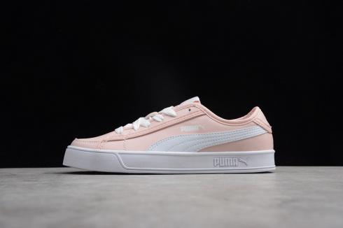 Puma Smash V2 Vulc SL Wit Roze Dames Casual Schoenen 367308-03