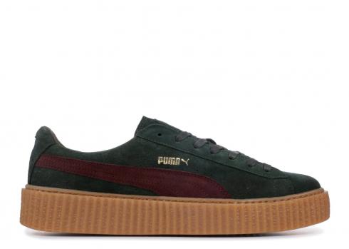 Puma Suede Creepers U Bordeaux Grün Gum 363276-07