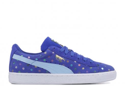 Puma Pelle scamosciata Dotfetti Jr Blu Bluw Dazzling Cool 359817-01