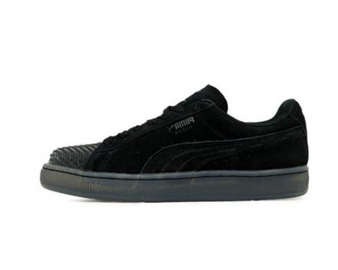 Puma Suede Jelly tüskés fekete fűzős alkalmi sportcipőt 365859-01