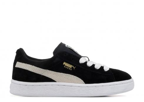 Puma Suede Jr Branco Preto 355110-01