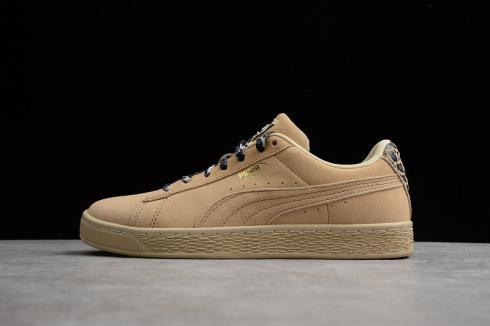 Puma Suede Wild Ctr Sapatos Feminino Pebble Gold Preto 368308-01
