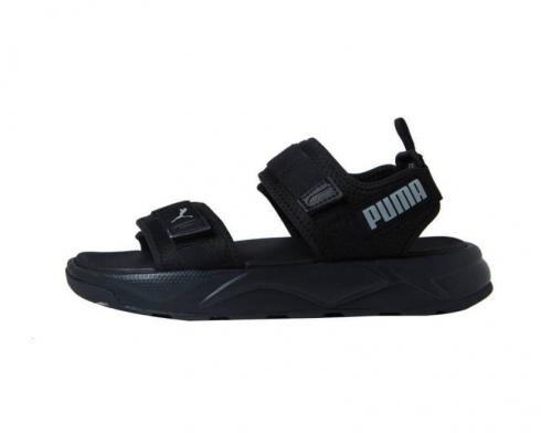 Puma Unisex Sandalen Leichte Paar Schwarze Freizeitschuhe 374862-02