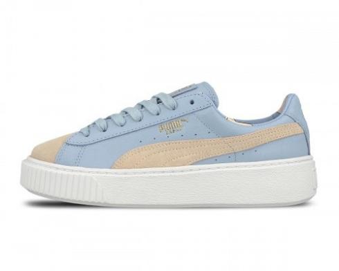 Puma Dame Basket Platform Coach FM Dame Sneakers Sølv 366364-01