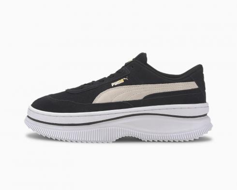 Puma Femmes Deva Suede Noir Blanc Marshmallow Femmes Chaussures 372423-03