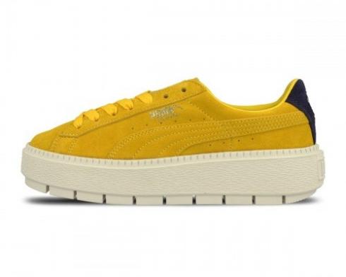 Puma Damskie Platformy Trace Bold Lemon Evening Blue Damskie 367066-03