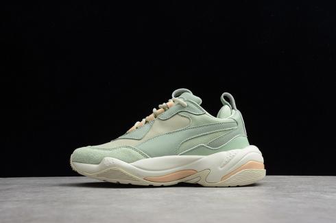 Puma Womens Thunder Deaert Smoke Green Silver Green Sapatos femininos 368024-05
