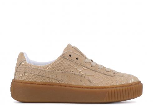 Puma Wn S Platform Exotskin Vachetta 天然金 363377-02