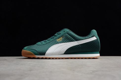 R13 Puma Rome Series Mesh Verde Marrone Uomo Scarpe da corsa 362179-07