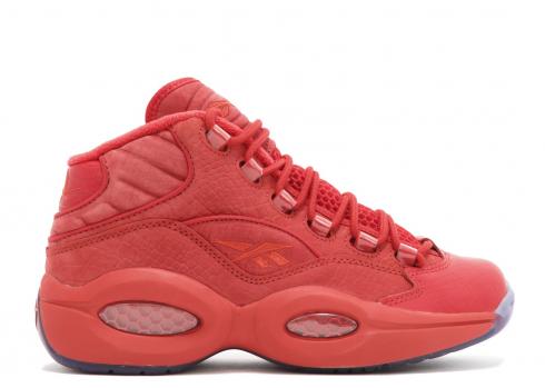 Reebok Teyana Taylor X Question Mid Primal Red Ice Bue BD4487 pour femmes