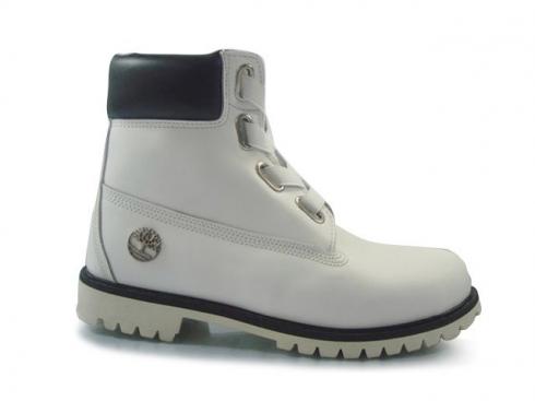 Mens Timberland 6-inch Basic Boots White Black