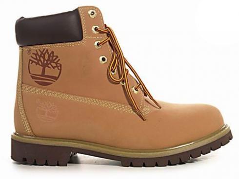 Mens Timberland 6-inch Premium Scuff Proof Boots Wheat Black