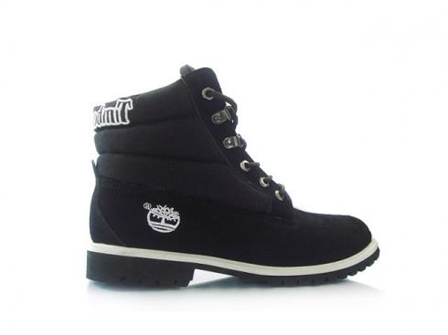 Mens Timberland Custom 6-inch Premium Boots Black White