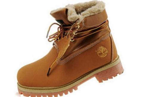 Mens Timberland Roll-top Boots Wheat