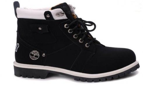 Timberland 6-inch Boots For Men Black White