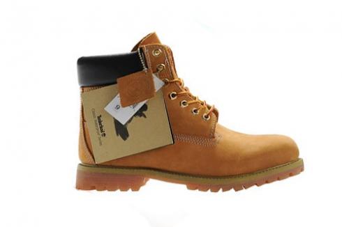 Timberland 6-tommer Premium Scuff Proof Støvler Mænd Wheat Black