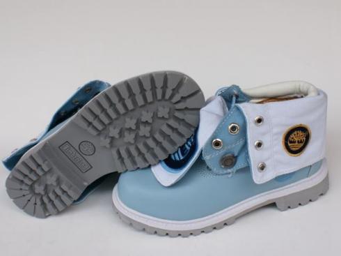 Timberland Authentics Shearling Boots Women Sky Blue