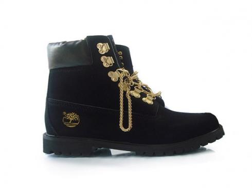 Timberland Custom 6-inch Premium Boots For Men Black Gold