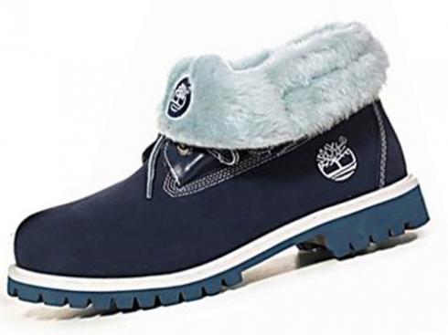 Timberland Dark Blue Authentics Roll-top Boots Men