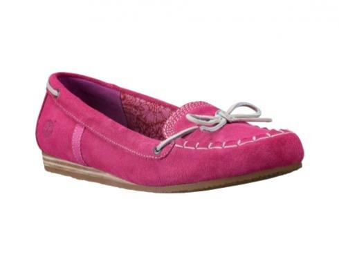 Timberland Earthkeepers Deering Boat Ballerina Shoes For Women Pink