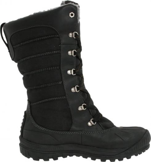 Timberland Earthkeepers Mount Holly Tall Wp Faux Fur Boots Black For Women