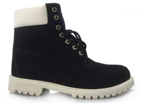 Timberland Herre 6-tommer Basic Støvler Sort Hvid