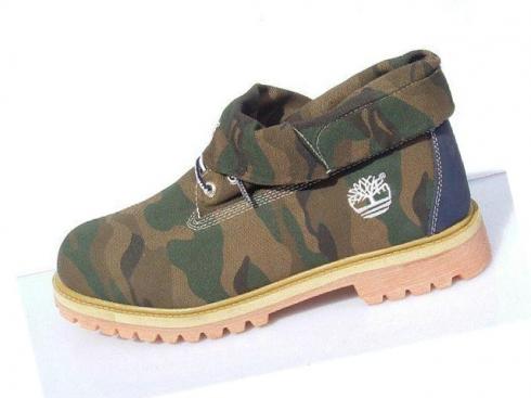 Timberland Roll-top Boots For Men Army Green