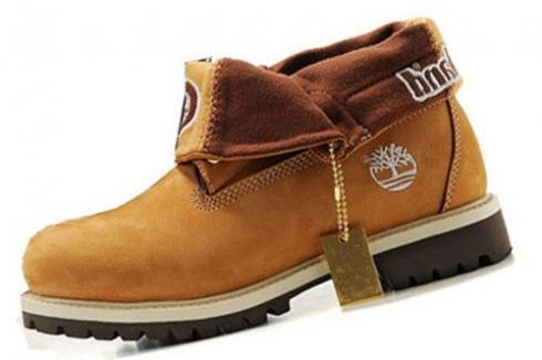 Timberland Roll-top Boots Mens Wheat Gold