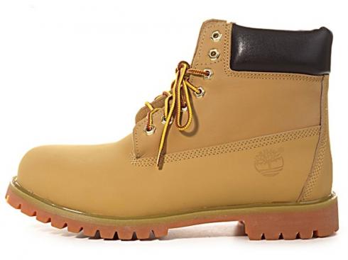 Wheat Black Timberland 6-inch Boots Women