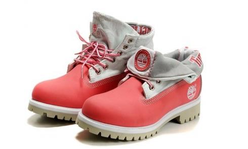 Womens Timberland 6-inch Boots Pink Grey