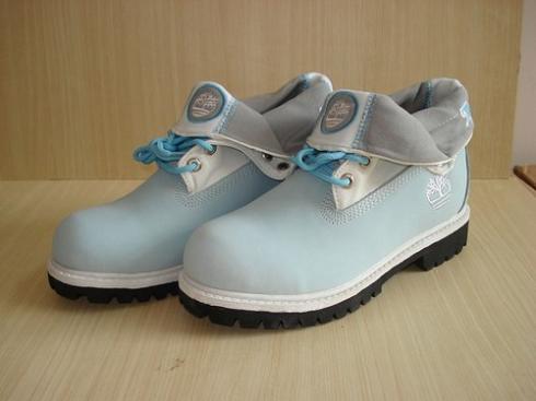 Womens Timberland Roll Top Boots Blue